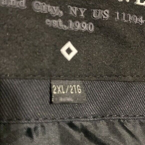 Steve Madden mens jacket coat bomber quilted zip in size 2XL/ TG - Picture 10 of 12